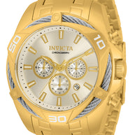 Invicta Men's 34121 Bolt Quartz Chronograph Silver Dial Watch