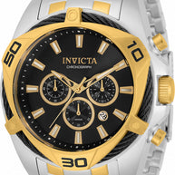 Invicta Men's 34124 Bolt Quartz Chronograph Black Dial Watch