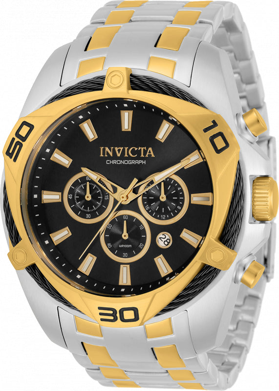 Invicta Men's 34124 Bolt Quartz Chronograph Black Dial Watch