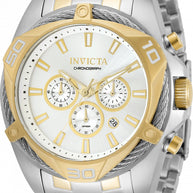 Invicta Men's 34126 Bolt Quartz Chronograph Silver Dial Watch