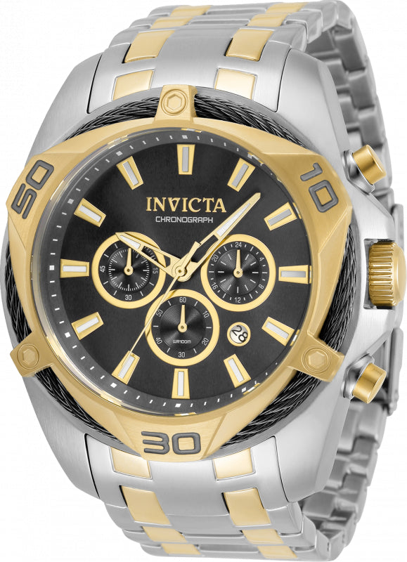 Invicta Men's 34127 Bolt Quartz Chronograph Grey Dial Watch