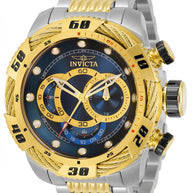 Invicta Men's 34160 Speedway Quartz Multifunction Blue, Gold Dial Watch