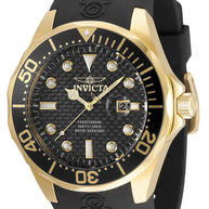 Invicta Men's 36553 Pro Diver Quartz 3 Hand Black Dial Watch