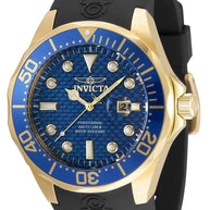 Invicta Men's 36554 Pro Diver Quartz 3 Hand Blue Dial Watch