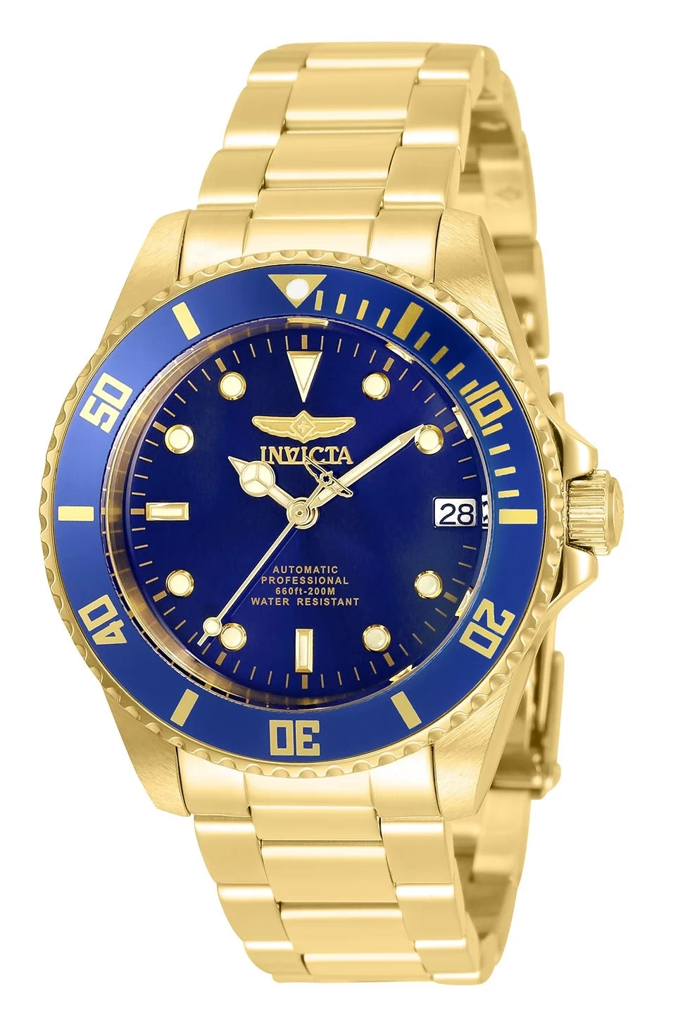 Invicta Women's 35711 Pro Diver Automatic 3 Hand Blue Dial Watch