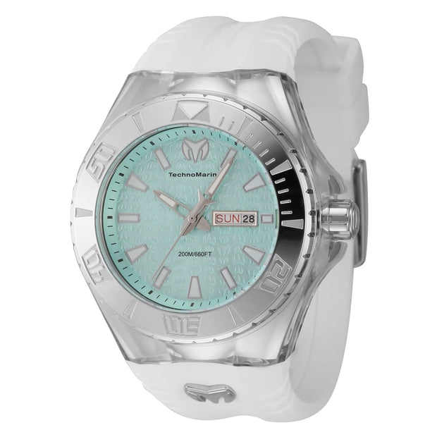 Technomarine Men's TM-122010 Cruise Quartz 3 Hand Turquoise Dial Watch