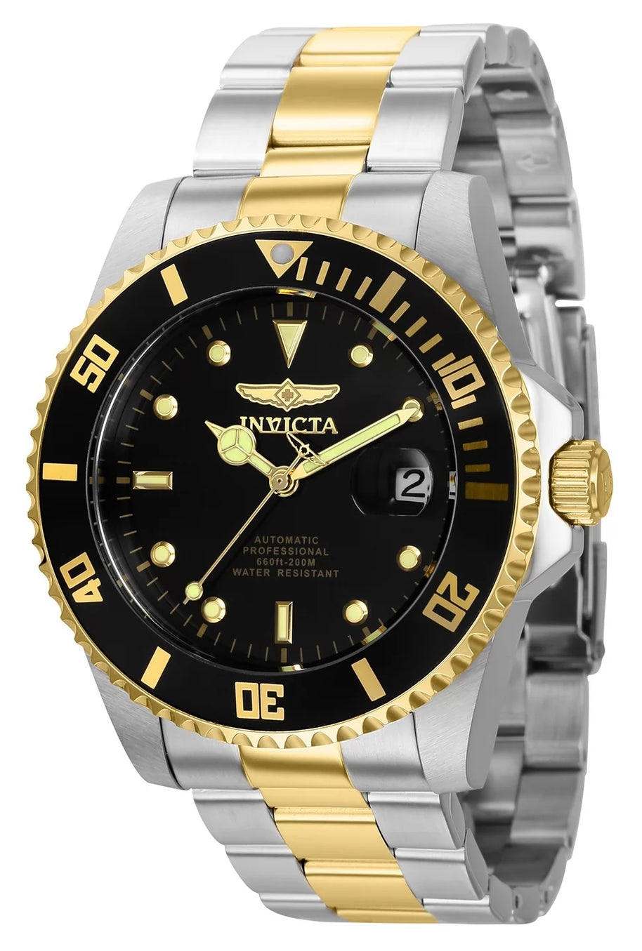 Invicta Men's 36973 Pro Diver  Automatic 3 Hand Black Dial Watch