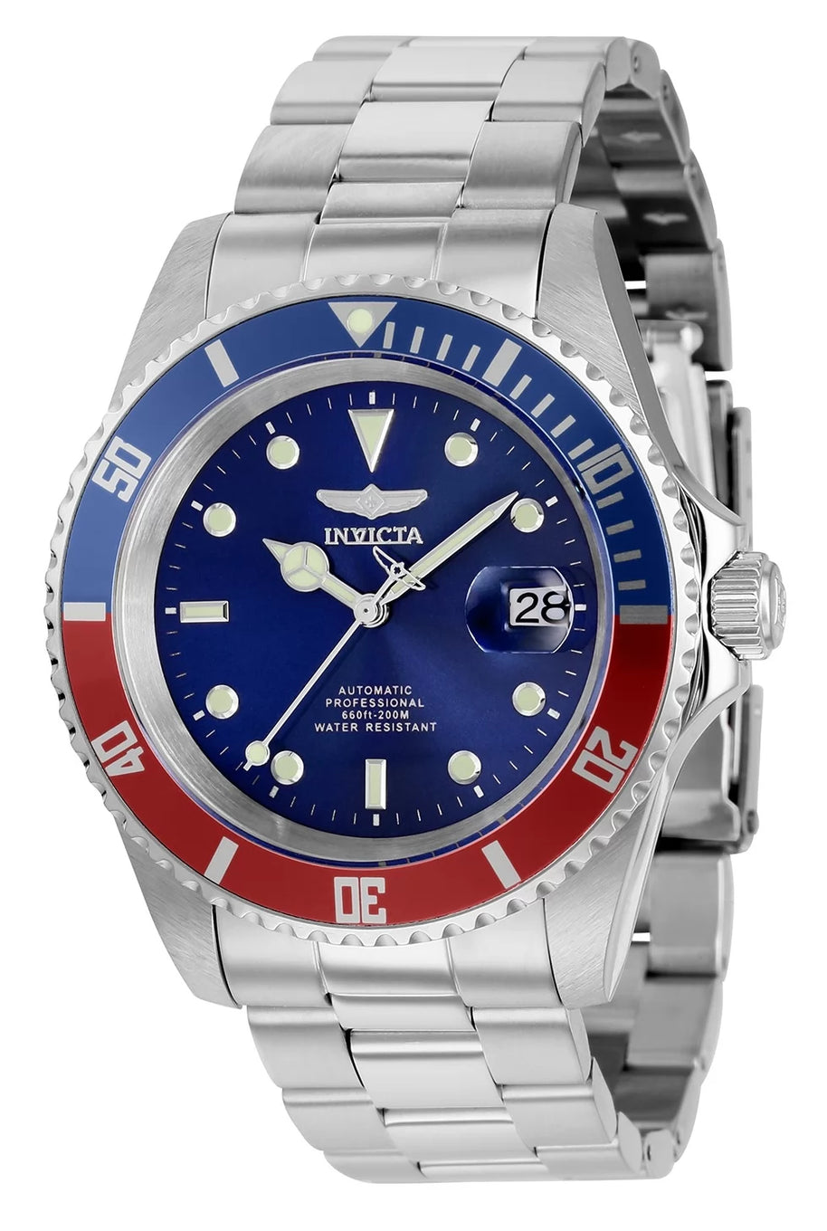 Invicta Men's 5053OBXL Pro Diver  Automatic 3 Hand Blue Dial Watch