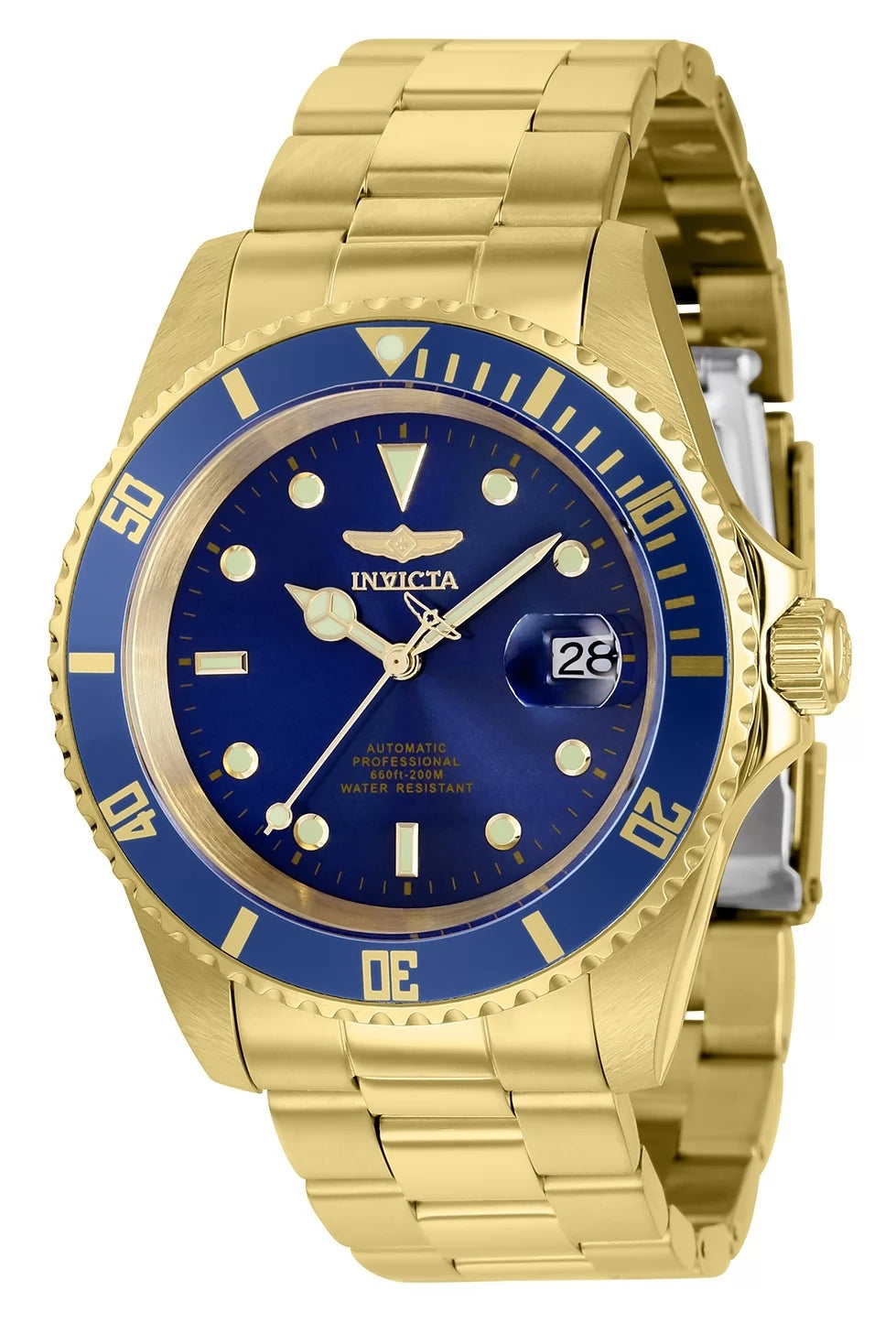 Invicta Men's 8930OBXL Pro Diver Automatic 3 Hand Blue Dial Watch