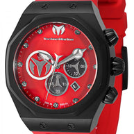 Technomarine Men's TM-523003 Reef Quartz Chronograph Black, Silver, Red Dial Watch