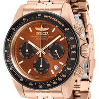 Invicta Men's 36736 Speedway Quartz Chronograph Black, Brown Dial Watch