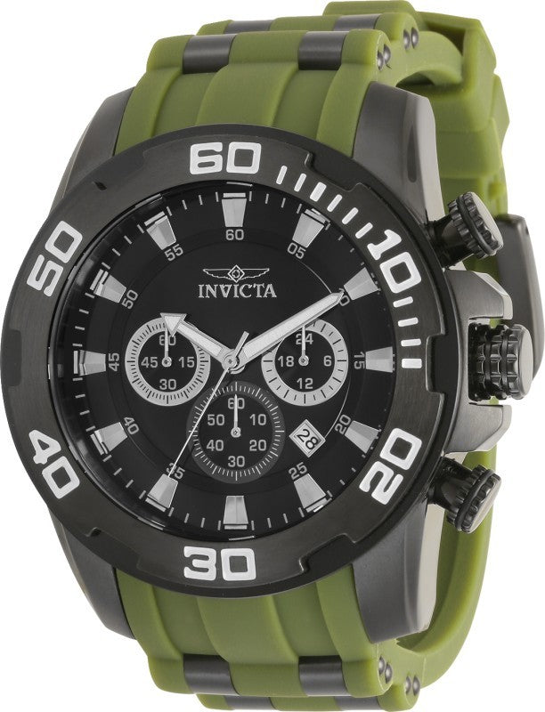 Invicta Men's 35399 Pro Diver Quartz VD53 Black Dial Watch