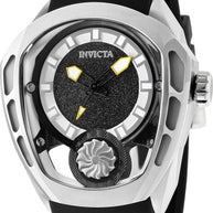 Invicta Men's 35442 Akula Automatic 3 Hand Black, Silver Dial Watch