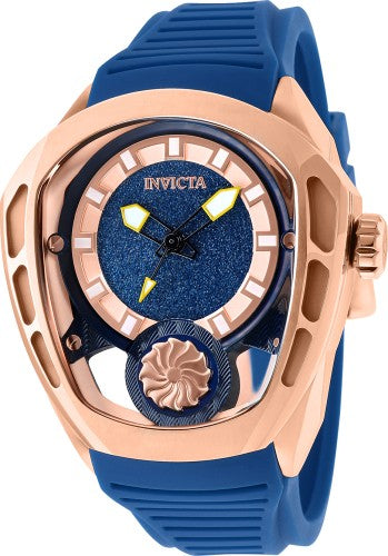 Invicta Men's 35444 Akula Automatic 3 Hand Blue, Rose Gold Dial Watch