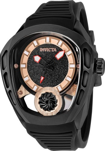 Invicta Men's 35445 Akula Automatic 3 Hand Black, Rose Gold Dial Watch