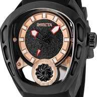 Invicta Men's 35445 Akula Automatic 3 Hand Black, Rose Gold Dial Watch