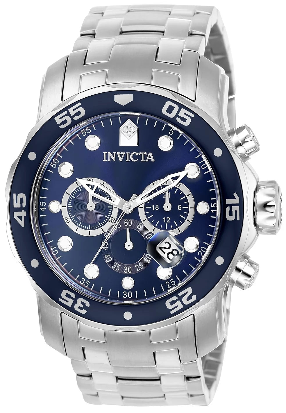 Invicta Men's 0070 Pro Diver Quartz Chronograph Blue Dial Watch