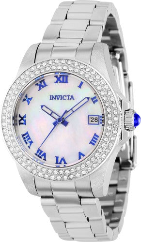 Invicta Men's 36069 Angel Quartz 3 Hand White Dial Watch
