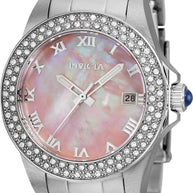 Invicta Women's 36070 Angel Quartz 3 Hand Pink Dial Watch