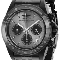 Invicta Men's 36737 Speedway Quartz Chronograph Black, Grey Dial Watch
