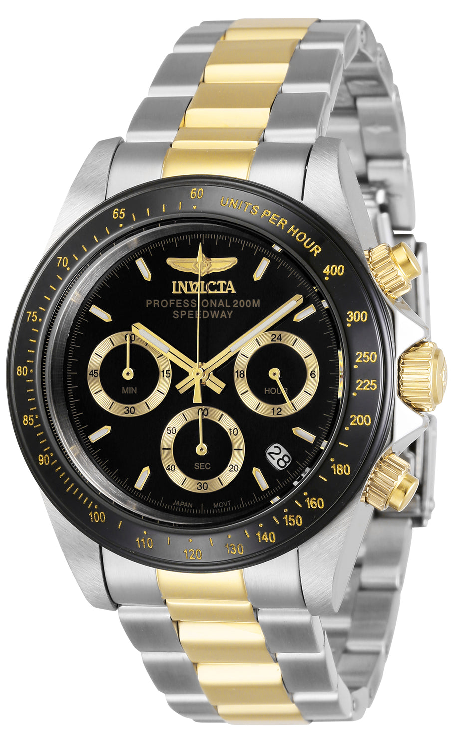 Invicta Men's 36743 Speedway Quartz Chronograph Black Dial Watch