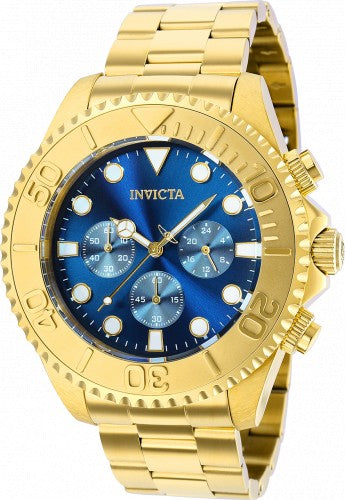 Invicta Men's 36974 Pro Diver Quartz Chronograph Dark Blue Dial Watch