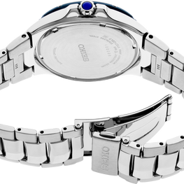 SNE565 Seiko Coutura Solar Gray Dial Silver Tone Men's Watch