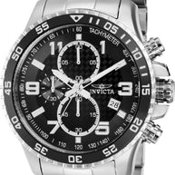 Invicta Men's 37146 Specialty Quartz Chronograph Black Dial Watch