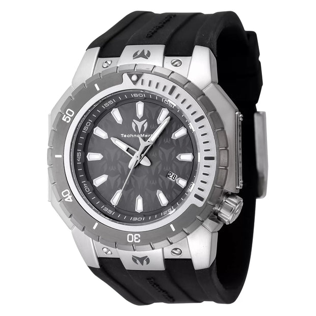 Technomarine Men's TM-224006 Manta Quartz 3 Hand Gunmetal Dial Watch