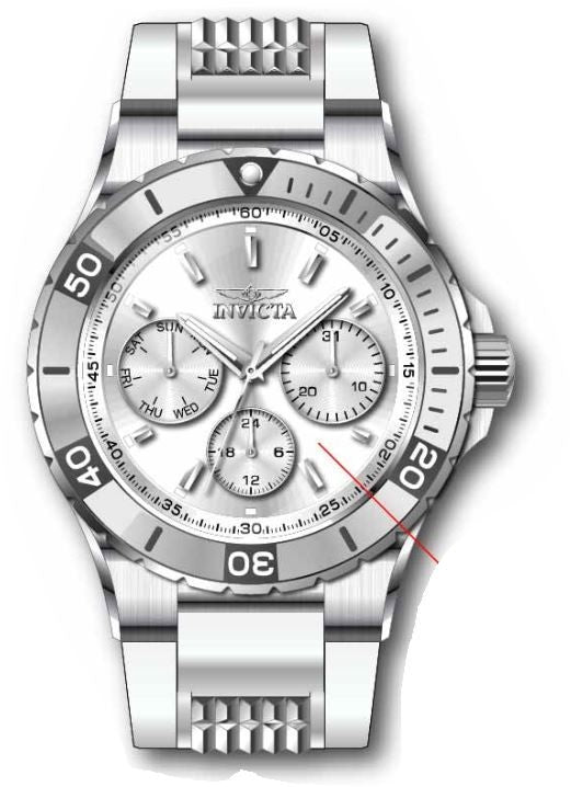 Invicta Women's 37315 Aviator Quartz Chronograph Silver Dial Watch