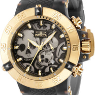 Invicta Men's 37327 Subaqua Quartz Chronograph Black, White, Gold Dial Watch