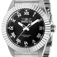Invicta Men's 37404 Pro Diver Quartz 3 Hand Black Dial Watch