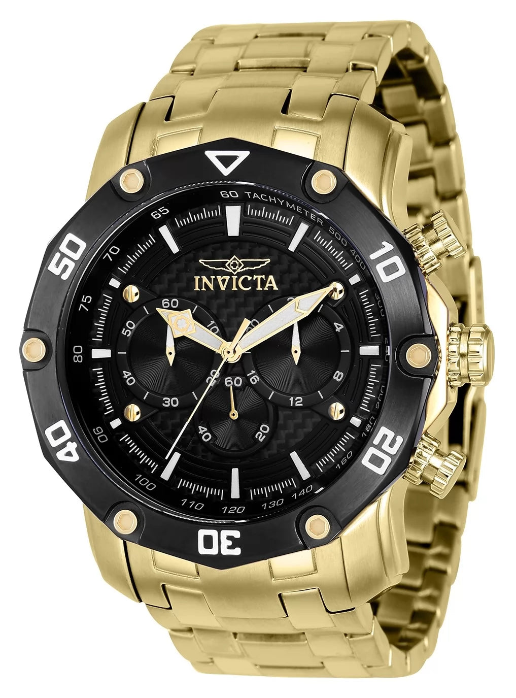 Invicta Women's 37725 Pro Diver Quartz Multifunction Black Dial Watch