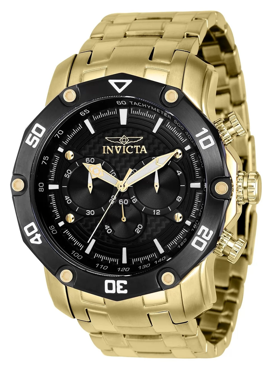 Invicta Women's 37725 Pro Diver Quartz Multifunction Black Dial Watch