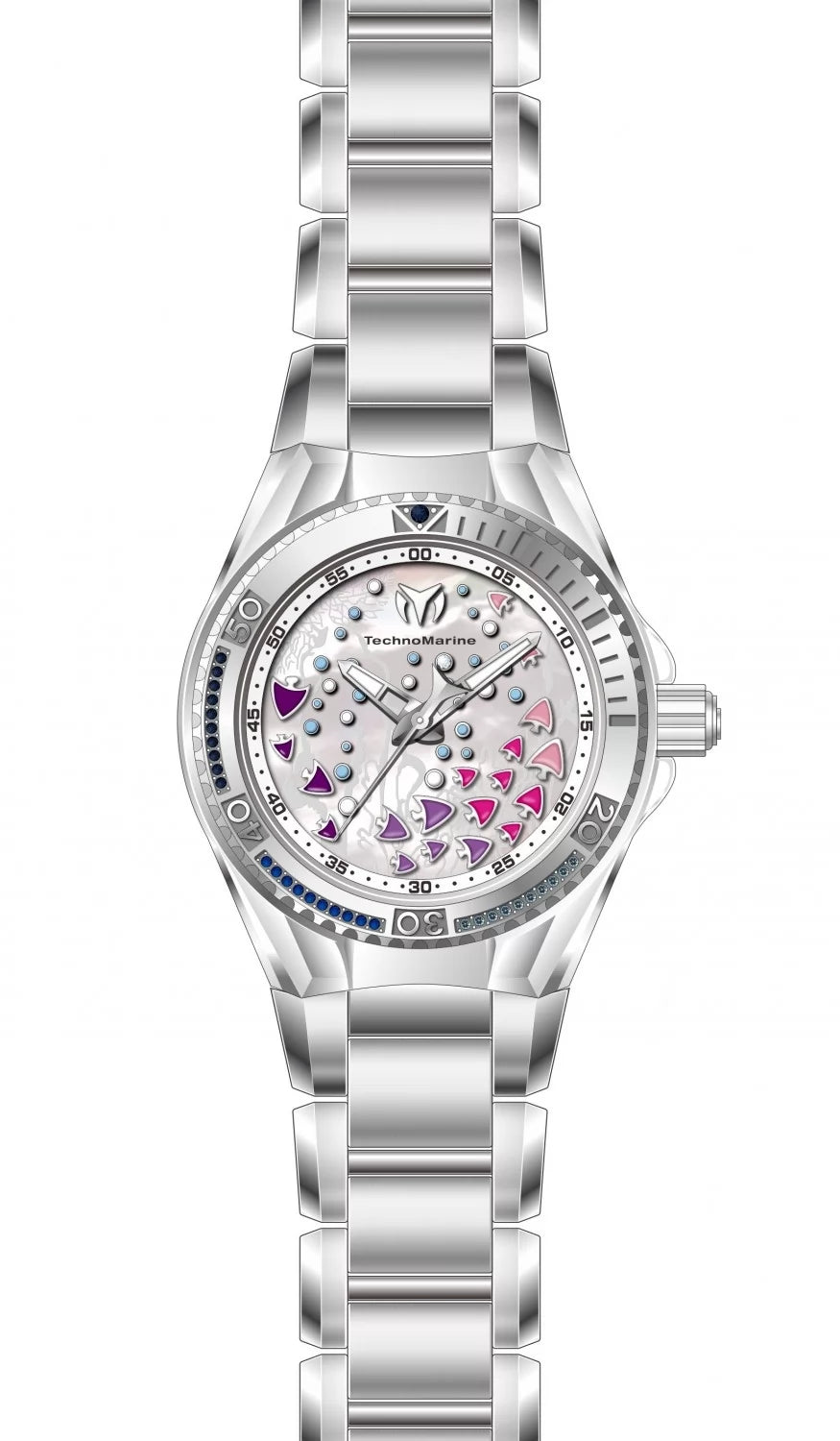 Technomarine Women's TM-125005 Cruise Quartz PC21 White Dial Watch