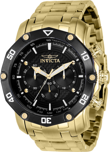 Invicta Men's 37725 Pro Diver Quartz Multifunction Black Dial Watch
