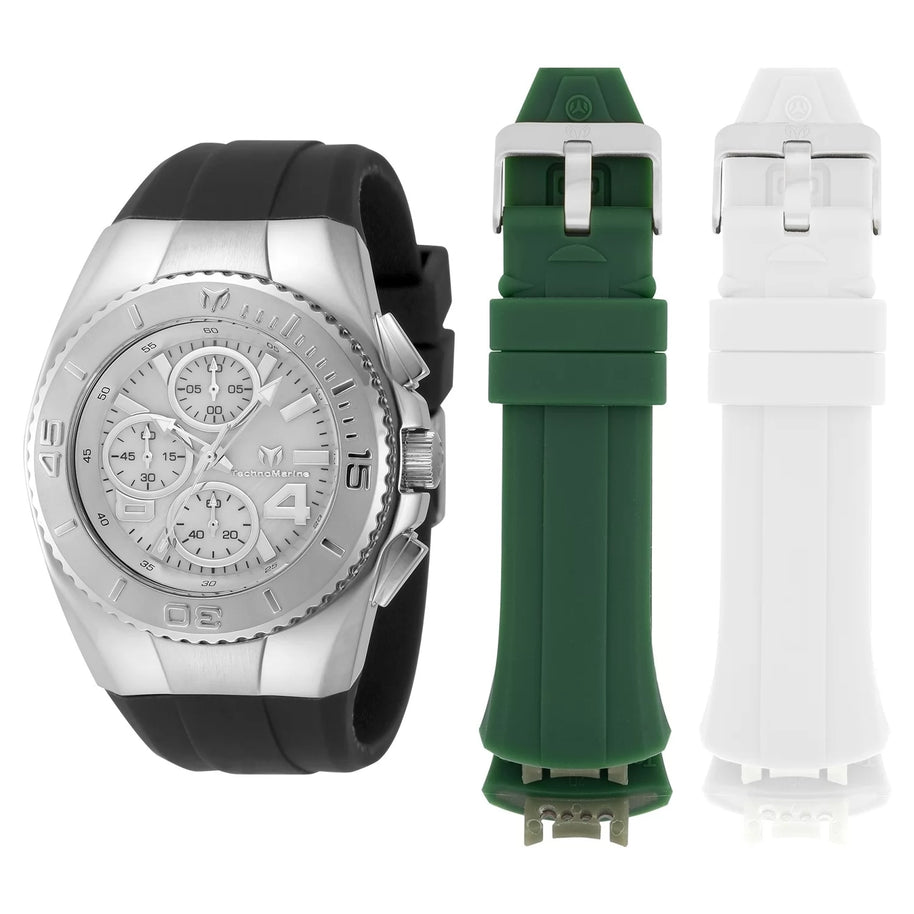 Technomarine Women's TM-124028 Cruise Quartz Chronograph White Dial Watch