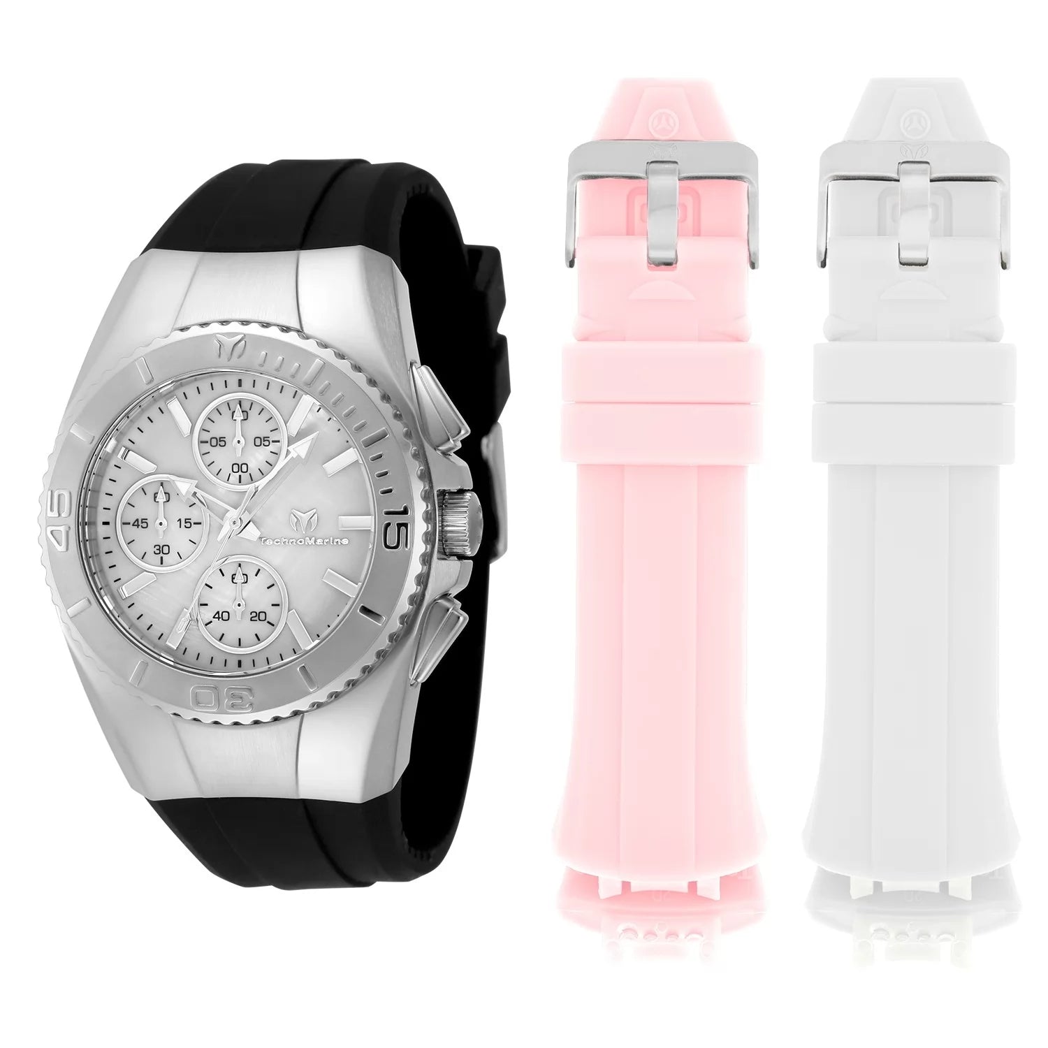 Technomarine Men's TM-124032 Cruise Quartz Chronograph White Dial Watch
