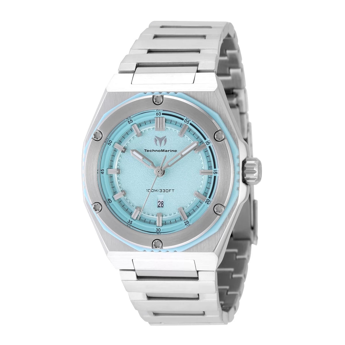 Technomarine Women's TM-416079 CORAL Quartz 3 Hand Green Dial Watch