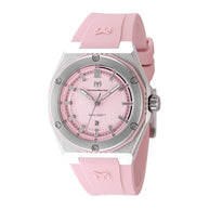 TechnoMarine Women's TM-416053 CORAL Quartz 3 Hand Pink Dial Watch