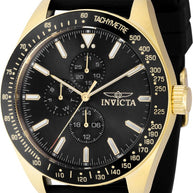 Invicta Men's 38404 Aviator Quartz Multifunction Black Dial Watch