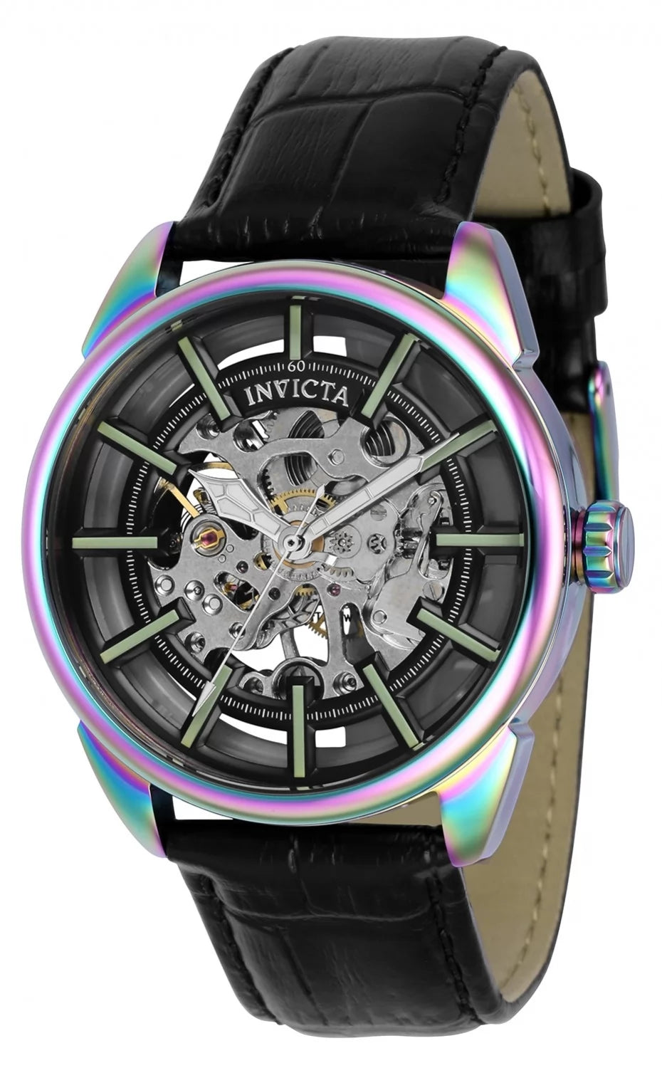 Invicta Men's 37924 Vintage Mechanical 3 Hand Black Dial Watch