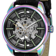 Invicta Men's 37924 Vintage Mechanical 3 Hand Black Dial Watch