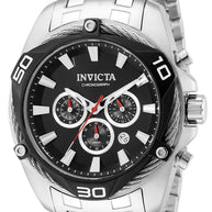Invicta Men's 38569 Bolt Quartz Chronograph Black Dial Watch