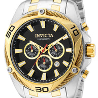 Invicta Men's 38571 Bolt Quartz Chronograph Black Dial Watch