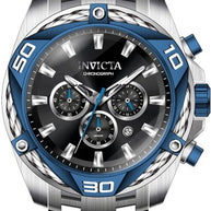 Invicta Men's 38572 Bolt Quartz Chronograph Black Dial Watch