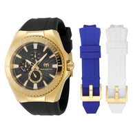 Technomarine Men's TM-124019 Cruise Quartz Chronograph Black Dial Watch