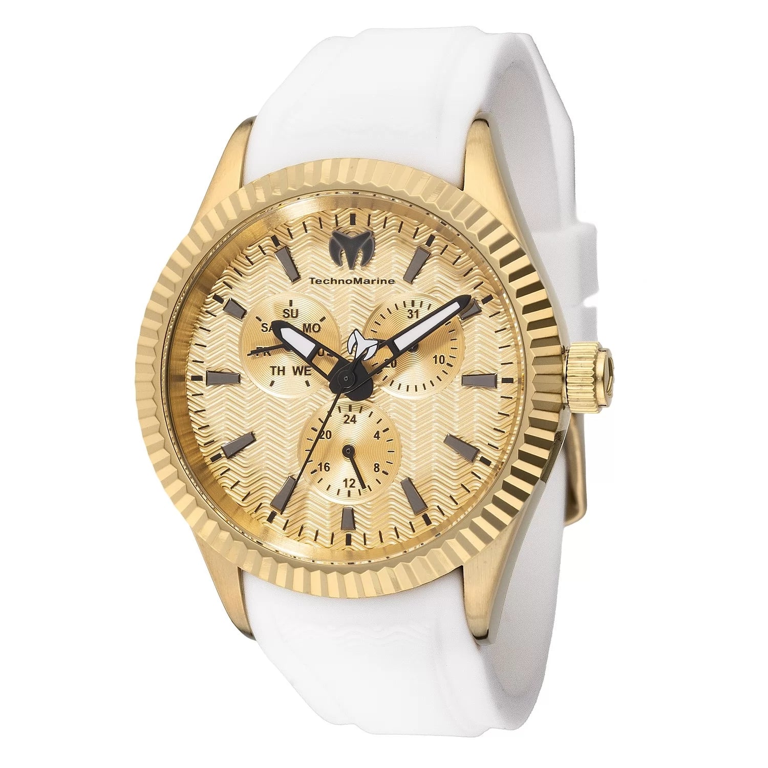Technomarine Men's TM-724002 Sea  Quartz Chronograph Gold Dial Watch
