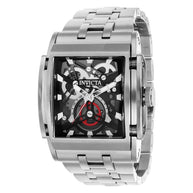 Invicta Men's 41645 Speedway Quartz 3 Hand Black, Gunmetal, Transparent Dial Watch