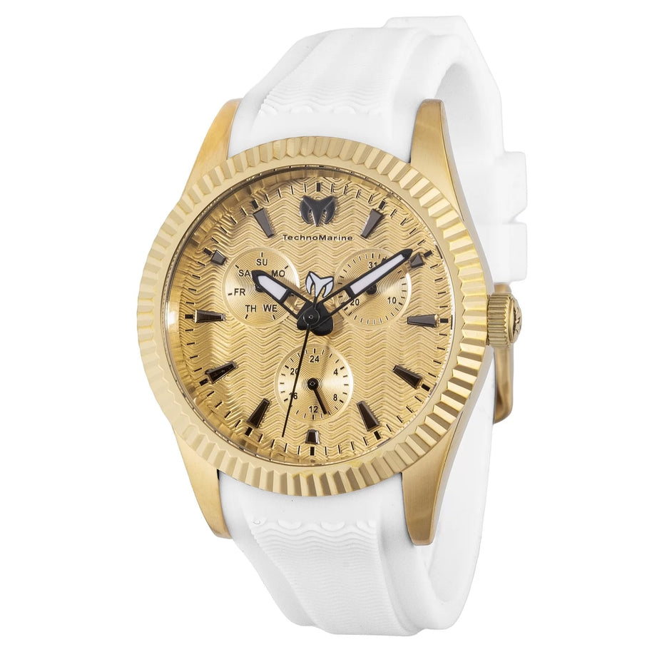 Technomarine Women's TM-724003 Sea  Quartz Chronograph Gold Dial Watch
